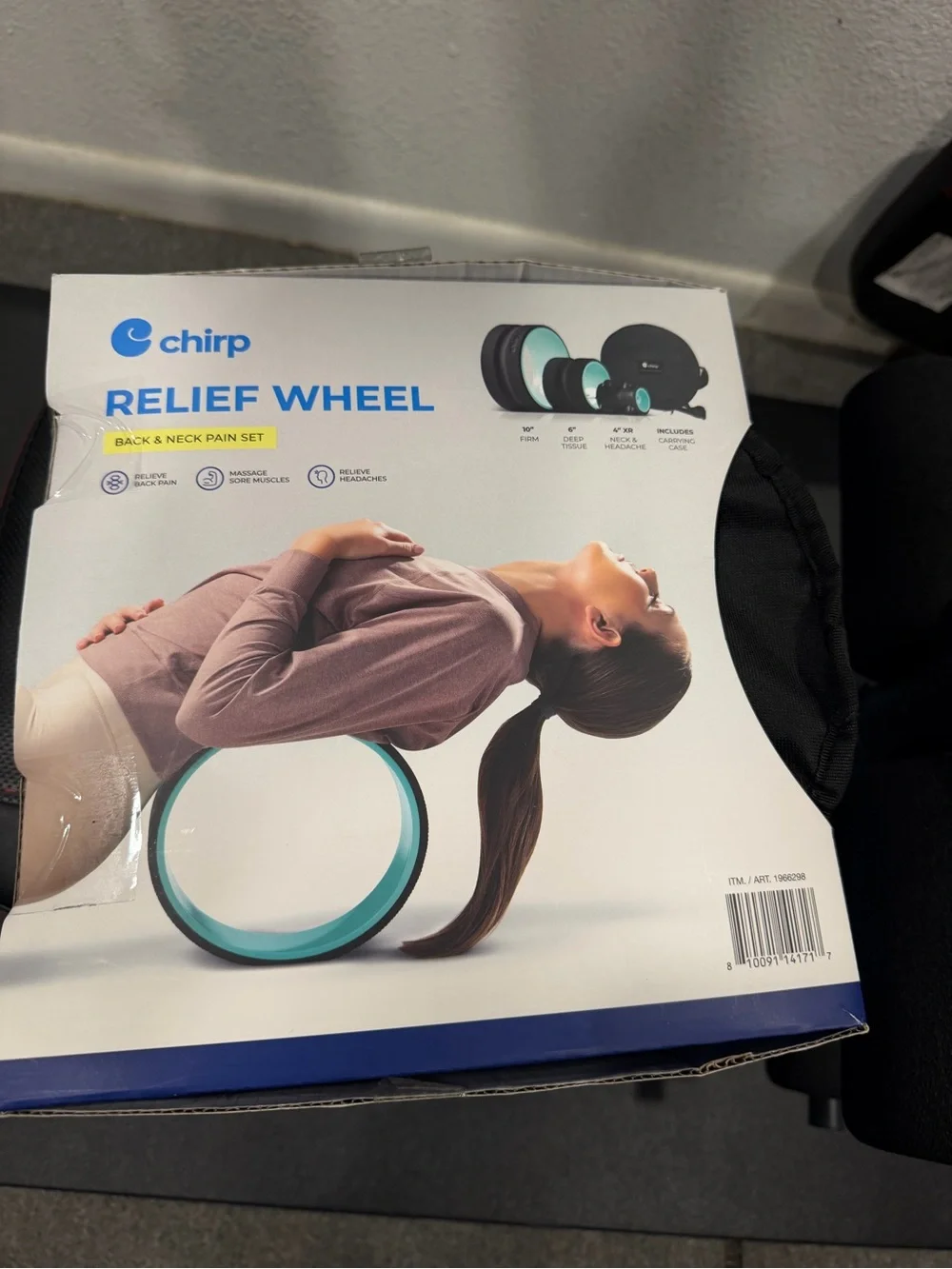 Chirp Wheel+ 3-pack with Travel Carrying Case